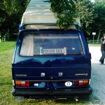 VW Bus von hinten