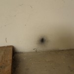 Ruß an der Wand