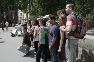 Die Guided-Tour Gruppe