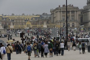 Andrang in Versailles